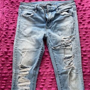 American Eagle Ripped Skinny Jeans